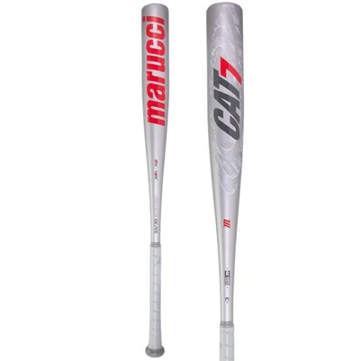 Marucci CAT 7 Silver (-3) BBCOR Baseball Bat: MCBC72S -Sports Gear Shop 2020MarucciCAT7SilverBBCORBaseballBat MCBC72S