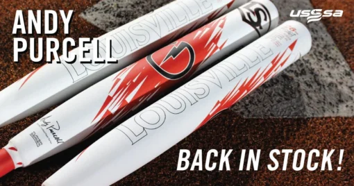 Louisville Slugger 240 Andy Purcell Genesis Slowpitch Softball Bat: WBL2554010 -Sports Gear Shop 22LSANDYPURCELLWBL2554010 USSSA BACKinSTOCKCampaign FACEBOOK 2 28sep2022 v0