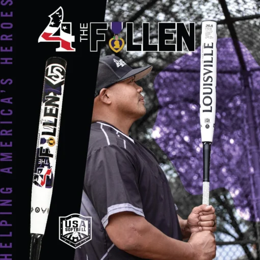 2023 Louisville Slugger 4 The Fallen USA 2.0 Slowpitch Softball Bat: WBL2736010 -Sports Gear Shop 22LS WBL2736010 4THEFALLENUSA2.0 1080X1080 POST1