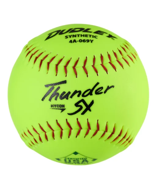 Dudley Thunder SY HYCON 12" USA/ASA Synthetic Slowpitch Softballs (DOZEN): 4A069Y -Sports Gear Shop 4A069Y scaled