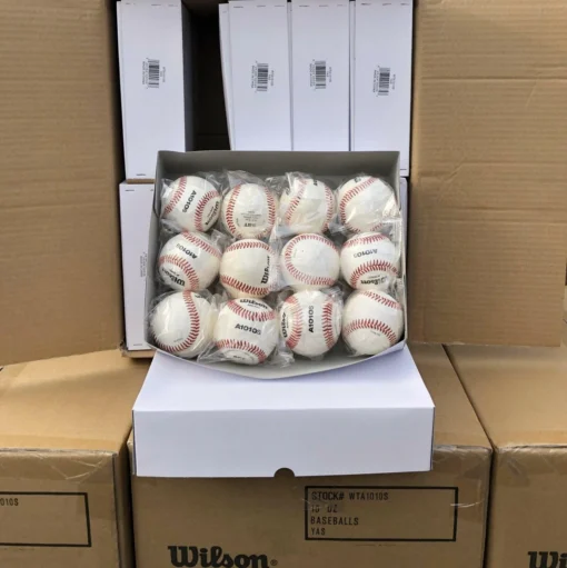 Wilson A1010S Blem Baseballs: One Case (10 Dozen) -Sports Gear Shop A1010s