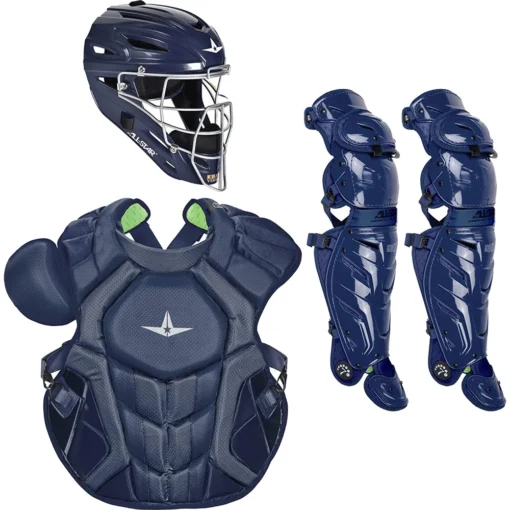 All-Star S7 AXIS (Adult) Solid Catcher's Kit NOCSAE APPROVED: CKCCPRO1XS -Sports Gear Shop All StarS7AXIS Adult Catcher sKitNOCSAEAPPROVED CKCCPRO1XNavy