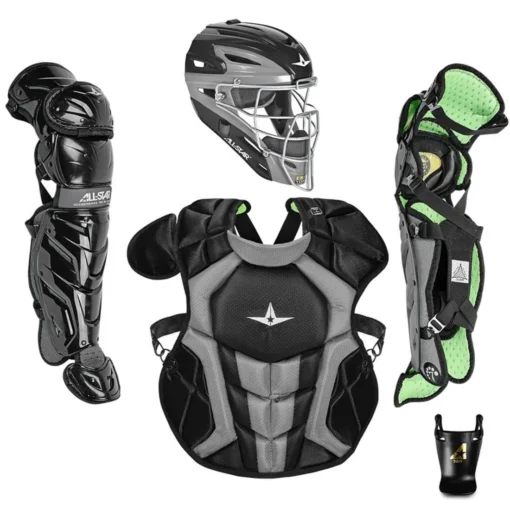 All-Star S7 Axis Elite (Ages 12-16) Catcher's Kit NOCSAE Approved: CKCC1216S7X -Sports Gear Shop All StarS7AxisElite Ages12 16 Catcher sKitNOCSAEApproved CKCC1216S7XBlack