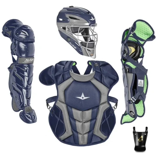 All-Star S7 Axis Elite (Ages 12-16) Catcher's Kit NOCSAE Approved: CKCC1216S7X -Sports Gear Shop All StarS7AxisElite Ages12 16 Catcher sKitNOCSAEApproved CKCC1216S7XNavy