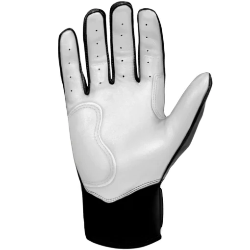 Bruce Bolt PREMIUM PRO Chrome Series Short Cuff Batting Gloves: Black -Sports Gear Shop BB SC CHRB3