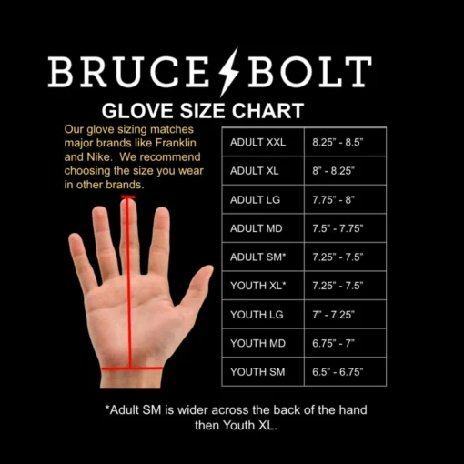 Bruce Bolt PREMIUM PRO Long Cuff Batting Gloves: Green -Sports Gear Shop BBBGSIZECHART 1 534046a4 e9e9 48ee 9bd8 4f7056cc13e7