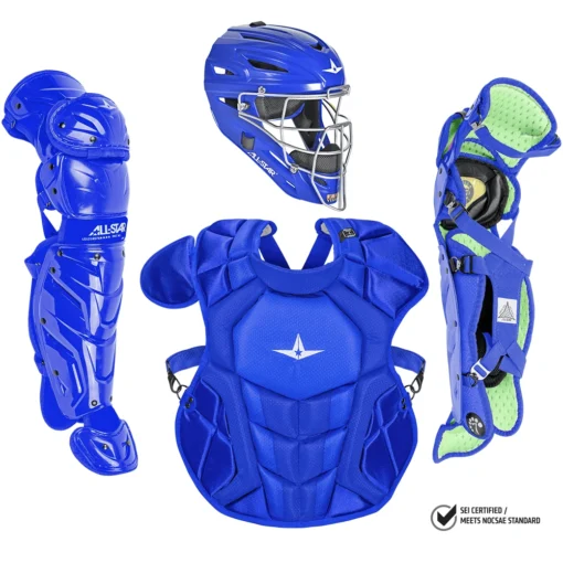 All-Star S7 Axis Elite (Ages 12-16) Solid Catcher's Kit NOCSAE Approved: CKCC1216S7XS -Sports Gear Shop CKCC1216S7X SRO WEB