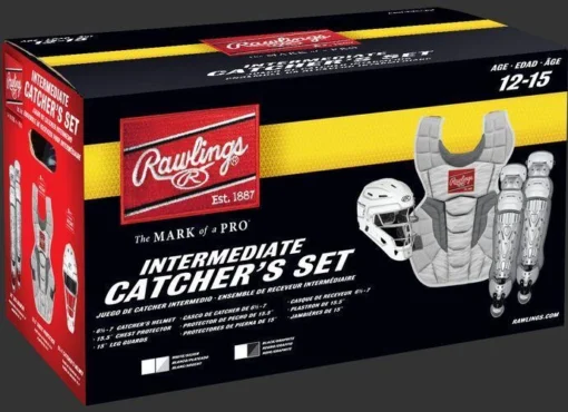 Rawlings Intermediate Black/Graphite VELO 2.0 Catcher's Gear Box Set: CSV2I-B/GPH -Sports Gear Shop CSV2I 1 f751b7a4 9cf2 4981 b853 686bf2cb7600