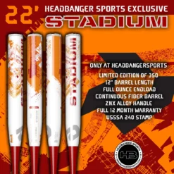 2022 DeMarini Stadium 12" USSSA Slowpitch Softball Bat: WTDXSTU-22 -Sports Gear Shop DeMarini Stadium STU 22 Red Orange 1200x1200 b83cb472 7006 47d9 a10d a9a3f1f5be64