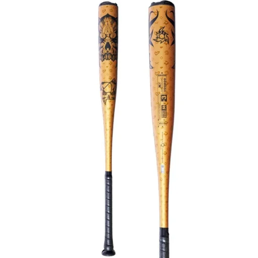 2023 DeMarini Voodoo One Gold BBCOR (-3) Baseball Bat: WBD2352010 -Sports Gear Shop DeMarini Voodoo One Gold WBD2352010