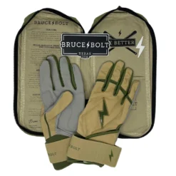 Bruce Bolt Premium Pro Military Series Long Cuff Batting Gloves: Beige -Sports Gear Shop IMG 0884