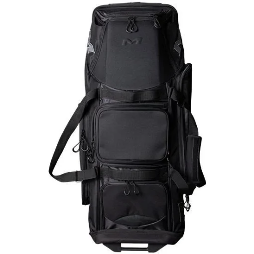 Miken MKMK7X Black Pro Wheeled Roller Bat Bag: MKMK7X-PRO-BLK -Sports Gear Shop MKMK7X PROBLACK1