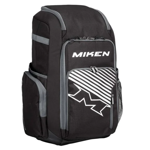 Miken Deluxe Slowpitch Backpack: MBA004 -Sports Gear Shop MikenDeluxeSlowpitchBackpack MBA004 Black