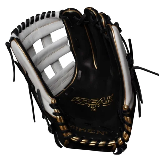 Miken Pro Series 15" Slowpitch Softball Glove - Freak Gold: PRO150-BWG -Sports Gear Shop Miken Slowpitch Softball Glove Gold pro150 bwg 2