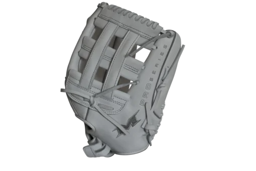 Miken Pro Series 13" Slow Pitch Fielding Glove - White/White: PRO130WW -Sports Gear Shop PRO130WW SIDE 1