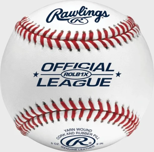 Rawlings ROLB1X Official League Practice Baseballs: One Case (10 Dozen) -Sports Gear Shop ROLB1X 1