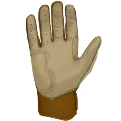 Bruce Bolt PREMIUM PRO Gold Series Batting Gloves: Short Cuff -Sports Gear Shop SC GLD PALM