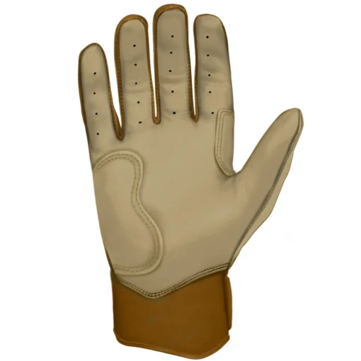 Bruce Bolt PREMIUM PRO Gold Series Batting Gloves: Short Cuff -Sports Gear Shop SC GLD PALM