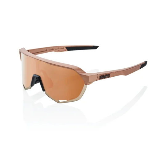 100% S2 Sunglasses Matte Copper Chromium - HiPER Copper Mirror Lens -Sports Gear Shop SP22 S2 60006 00005 3Q