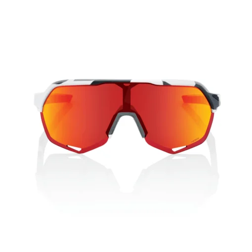 100% S2 Sunglasses Soft Tact Grey Camo - HiPER Red Multilayer Mirror Lens -Sports Gear Shop SP22 S2 60006 00008 FRONT