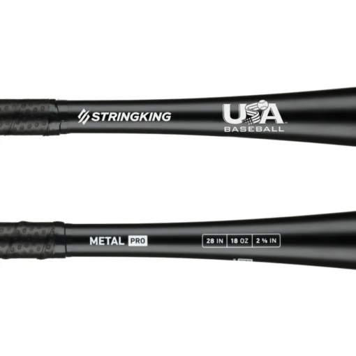 StringKing Metal PRO (-10) USA Baseball Bat: SKUSMP10 -Sports Gear Shop StringKing Baseball Metal Pro USABat Bat 28 Inch Close Up base