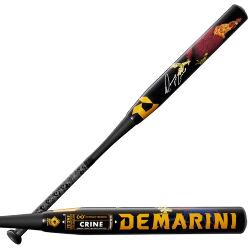 2023 DeMarini Denny Crine 12" SSUSA Senior Slowpitch Softball Bat: WBD2348010 -Sports Gear Shop WBD2348010 7 Denny Crine Signature SP BL GD.png.cq5dam.web .1200.1200