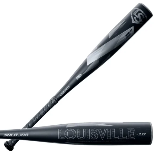 2022 Louisville Slugger SOLO JBB (-10) USSSA Baseball Bat: WBL2535010 -Sports Gear Shop WBL2535010 8 LS JBB Solo 22 10 BL GY.png.cq5dam.web .1200.1200