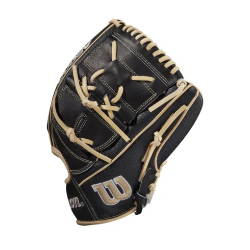 2021 Wilson A2000 B2SS 12" SuperSkin Pitcher's Baseball Glove: WBW10010012 -Sports Gear Shop WBW100100 2 A2000 P B2SS 12 BlackSS Blonde.png.cq5dam.web .1200.1200