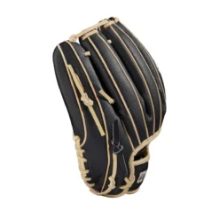 2021 Wilson A2000 B2SS 12" SuperSkin Pitcher's Baseball Glove: WBW10010012 -Sports Gear Shop WBW100100 3 A2000 P B2SS 12 BlackSS Blonde.png.cq5dam.web .1200.1200