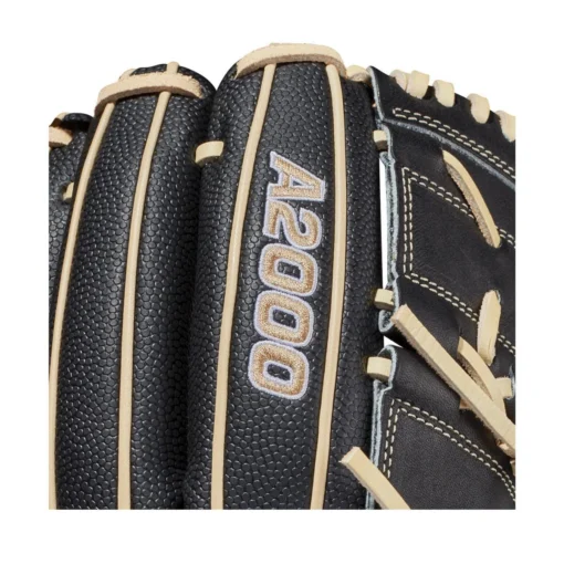 2021 Wilson A2000 B2SS 12" SuperSkin Pitcher's Baseball Glove: WBW10010012 -Sports Gear Shop WBW100100 5 A2000 P B2SS 12 BlackSS Blonde.png.cq5dam.web .1200.1200