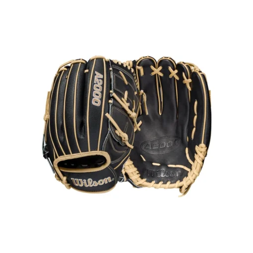 2021 Wilson A2000 B2SS 12" SuperSkin Pitcher's Baseball Glove: WBW10010012 -Sports Gear Shop WBW100100 8 A2000 P B2SS 12 BlackSS Blonde.png.cq5dam.web .1200.1200