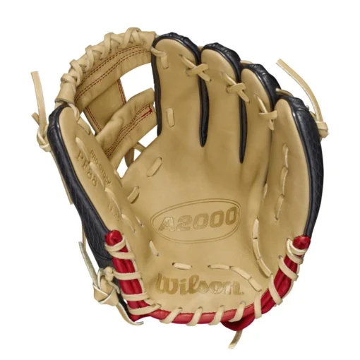 2021 Wilson A2000 PF88SS Pedroia Fit 11.25" Infield Baseball Glove: WTA20RB20PF88SS -Sports Gear Shop WBW100107 1 A2000 IF PF88SS 1125 BlackSnakeSS Blonde Red.png.cq5dam.web .1200.1200