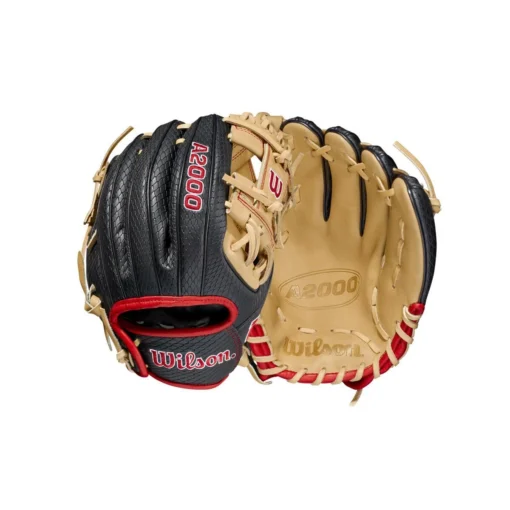 2021 Wilson A2000 PF88SS Pedroia Fit 11.25" Infield Baseball Glove: WTA20RB20PF88SS -Sports Gear Shop WBW100107 8 A2000 IF PF88SS 1125 BlackSnakeSS Blonde Red.png.cq5dam.web .1200.1200