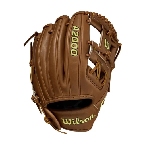 2021 Wilson A2000 DP15 Pedroia Fit 11.5" Infield Baseball Glove: WTA20RB21DP15 -Sports Gear Shop WBW100108 0 A2000 IF DP15 115 SaddleTan.png.cq5dam.web .1200.1200