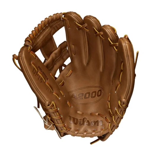 2021 Wilson A2000 DP15 Pedroia Fit 11.5" Infield Baseball Glove: WTA20RB21DP15 -Sports Gear Shop WBW100108 1 A2000 IF DP15 115 SaddleTan.png.cq5dam.web .1200.1200