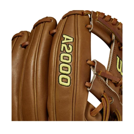 2021 Wilson A2000 DP15 Pedroia Fit 11.5" Infield Baseball Glove: WTA20RB21DP15 -Sports Gear Shop WBW100108 5 A2000 IF DP15 115 SaddleTan.png.cq5dam.web .1200.1200