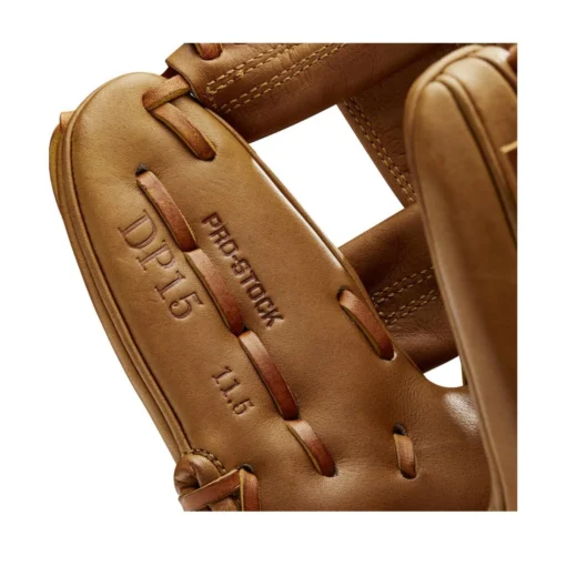 2021 Wilson A2000 DP15 Pedroia Fit 11.5" Infield Baseball Glove: WTA20RB21DP15 -Sports Gear Shop WBW100108 6 A2000 IF DP15 115 SaddleTan.png.cq5dam.web .1200.1200