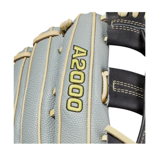 2021 Wilson A2000 1799SS 12.75" SuperSkin Outfield Baseball Glove: WBW1001121275 -Sports Gear Shop WBW100112 5 A2000 OF 1799SS 1275 Black GreySS Blonde.png.cq5dam.web .1200.1200