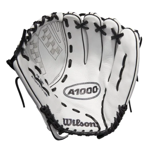 2022 Wilson A1000 V125 12.5" Outfield/Pitcher's Fastpitch Softball Glove: WTA10RF22V125 -Sports Gear Shop WBW100182 1 A1000 FP V125 OF 125 White Black.png.cq5dam.web .1200.1200