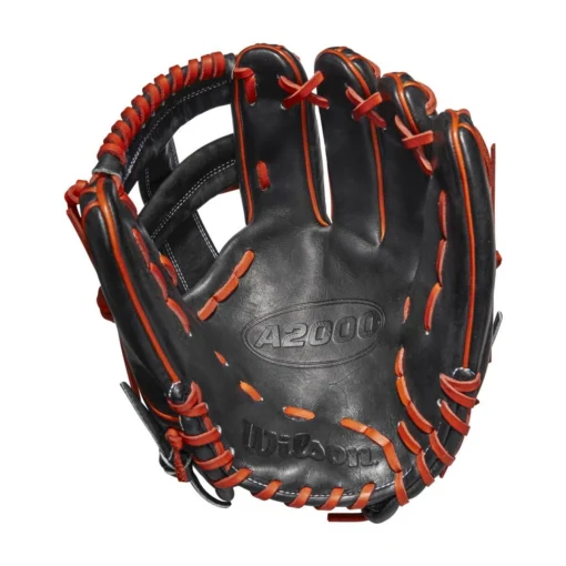 2022 Wilson A2000 1716 11.5" Infield Baseball Glove: WTA20RB221716 -Sports Gear Shop WBW100389 1 A2000 Leather 1716 IF 115 Black Copper.png.cq5dam.web .1200.1200