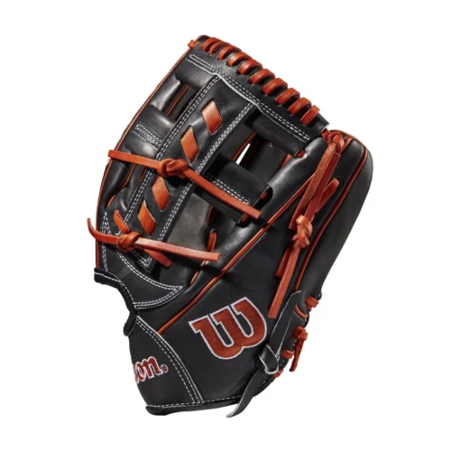 2022 Wilson A2000 1716 11.5" Infield Baseball Glove: WTA20RB221716 -Sports Gear Shop WBW100389 2 A2000 Leather 1716 IF 115 Black Copper.png.cq5dam.web .1200.1200