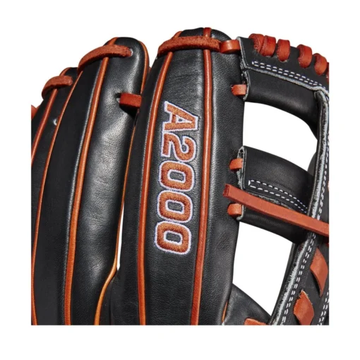 2022 Wilson A2000 1716 11.5" Infield Baseball Glove: WTA20RB221716 -Sports Gear Shop WBW100389 5 A2000 Leather 1716 IF 115 Black Copper.png.cq5dam.web .1200.1200