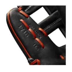 2022 Wilson A2000 1716 11.5" Infield Baseball Glove: WTA20RB221716 -Sports Gear Shop WBW100389 6 A2000 Leather 1716 IF 115 Black Copper.png.cq5dam.web .1200.1200