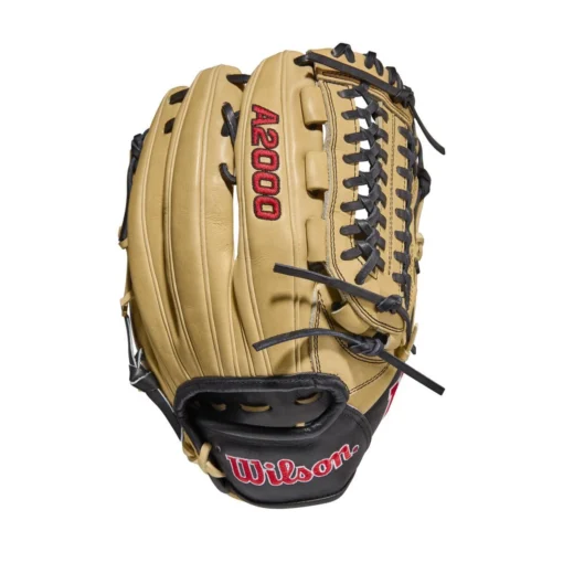 2022 Wilson A2000 D33 11.75" Pitcher's Baseball Glove: WTA20RB22D33 -Sports Gear Shop WBW100393 0 A2000 Leather D33 1175 Blonde Black.png.cq5dam.web .1200.1200