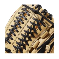 2022 Wilson A2000 D33 11.75" Pitcher's Baseball Glove: WTA20RB22D33 -Sports Gear Shop WBW100393 4 A2000 Leather D33 1175 Blonde Black.png.cq5dam.web .1200.1200