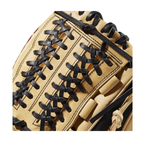 2022 Wilson A2000 D33 11.75" Pitcher's Baseball Glove: WTA20RB22D33 -Sports Gear Shop WBW100393 4 A2000 Leather D33 1175 Blonde Black.png.cq5dam.web .1200.1200