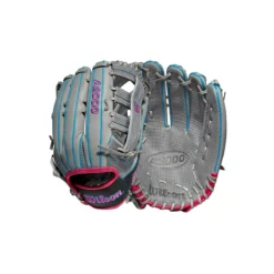 Wilson A2000 SCSP13SS 13" Slowpitch Softball Fielding Glove: WBW10040213 -Sports Gear Shop WBW100402 8 A2000 SP13 SC 13 GreyDimpled GreySS BlackSS.png.cq5dam.web .1200.1200