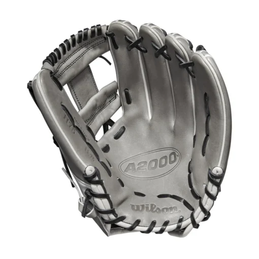 2022 Wilson A2000 H75 11.75" Infield Fastpitch Softball Glove: WTA20RF22H75 -Sports Gear Shop WBW100437 1 A2000 FP IF H75 1175 Grey White.png.cq5dam.web .1200.1200