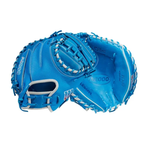 2023 Wilson A2000 Love The Moment CM33 33" Baseball Catcher's Mitt: WBW10084833 -Sports Gear Shop WBW100848 8 A2000 C LTM CM33 33 AutismSpeaksBlue.png.cq5dam.web .1200.1200