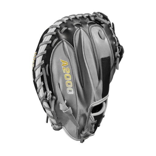 2023 Wilson A2000 M2 33.5" Baseball Catcher's Mitt: WBW100977335 -Sports Gear Shop WBW100977 3 A2000 C M2SS 335 Grey Black.png.cq5dam.web .1200.1200